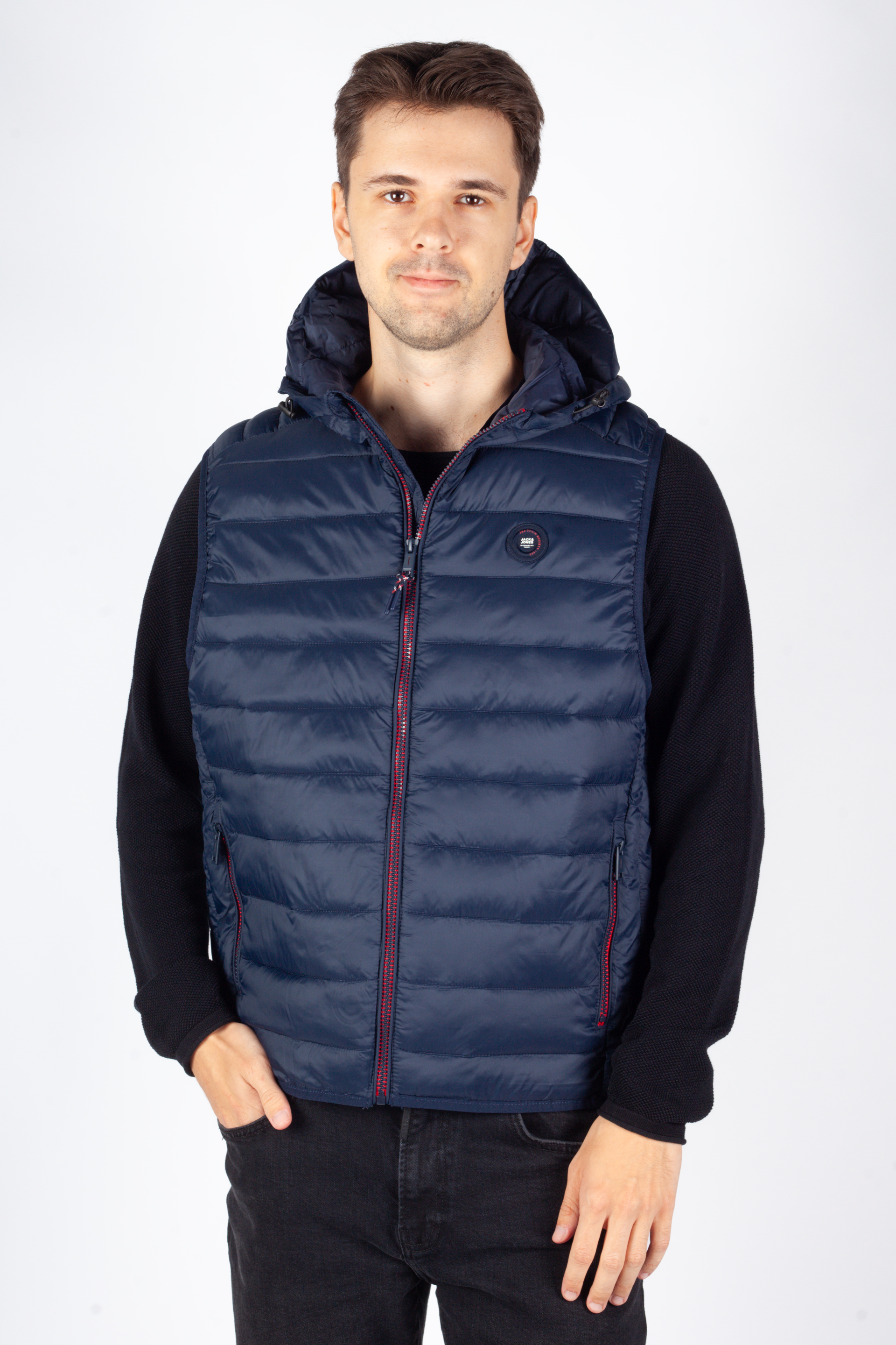 Жилет JACK & JONES 12280972-Sky-Captain