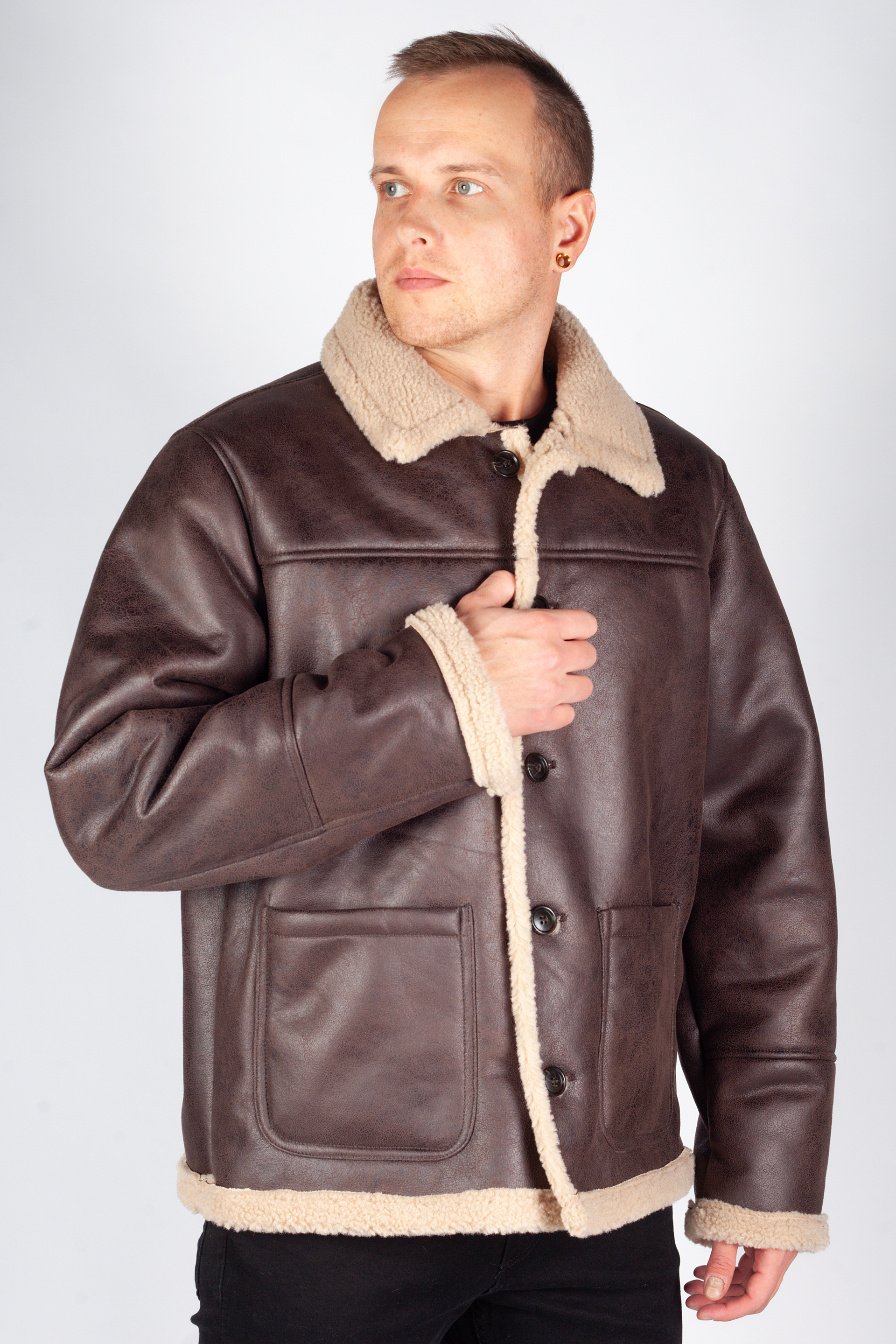 Зимняя куртка JACK & JONES 12282946-Argan-Oil