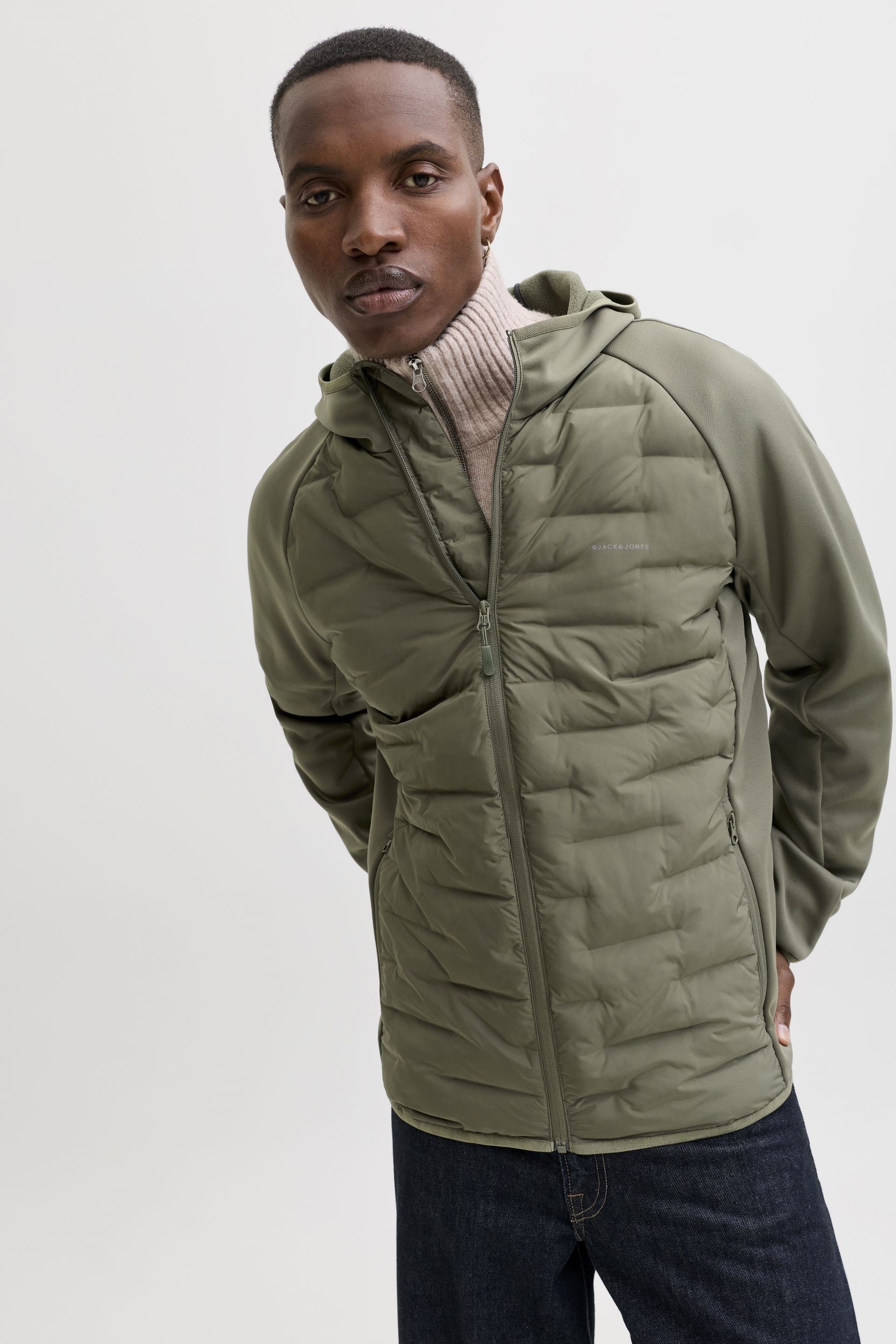 Курткa JACK & JONES 12288894-Dusty-Olive