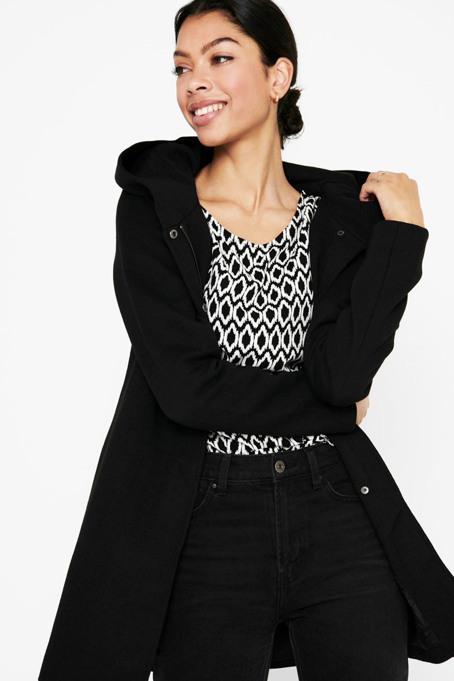 Пальто ONLY 15142911-Black