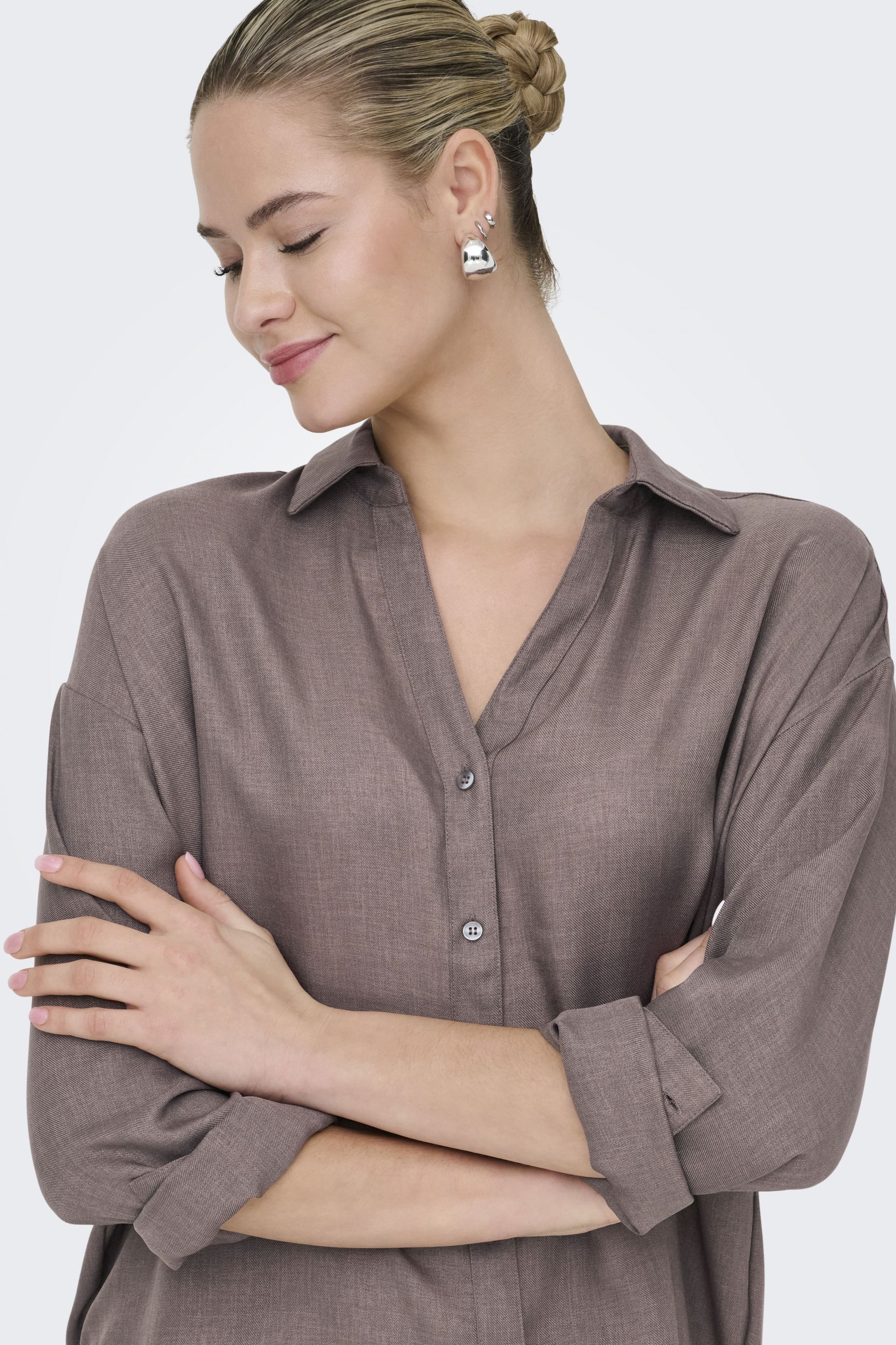 Рубашка ONLY 15344161-Leafless-Tree