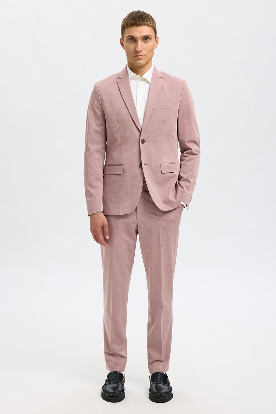 Костюмные брюки SELECTED 16097081-Light-Pink