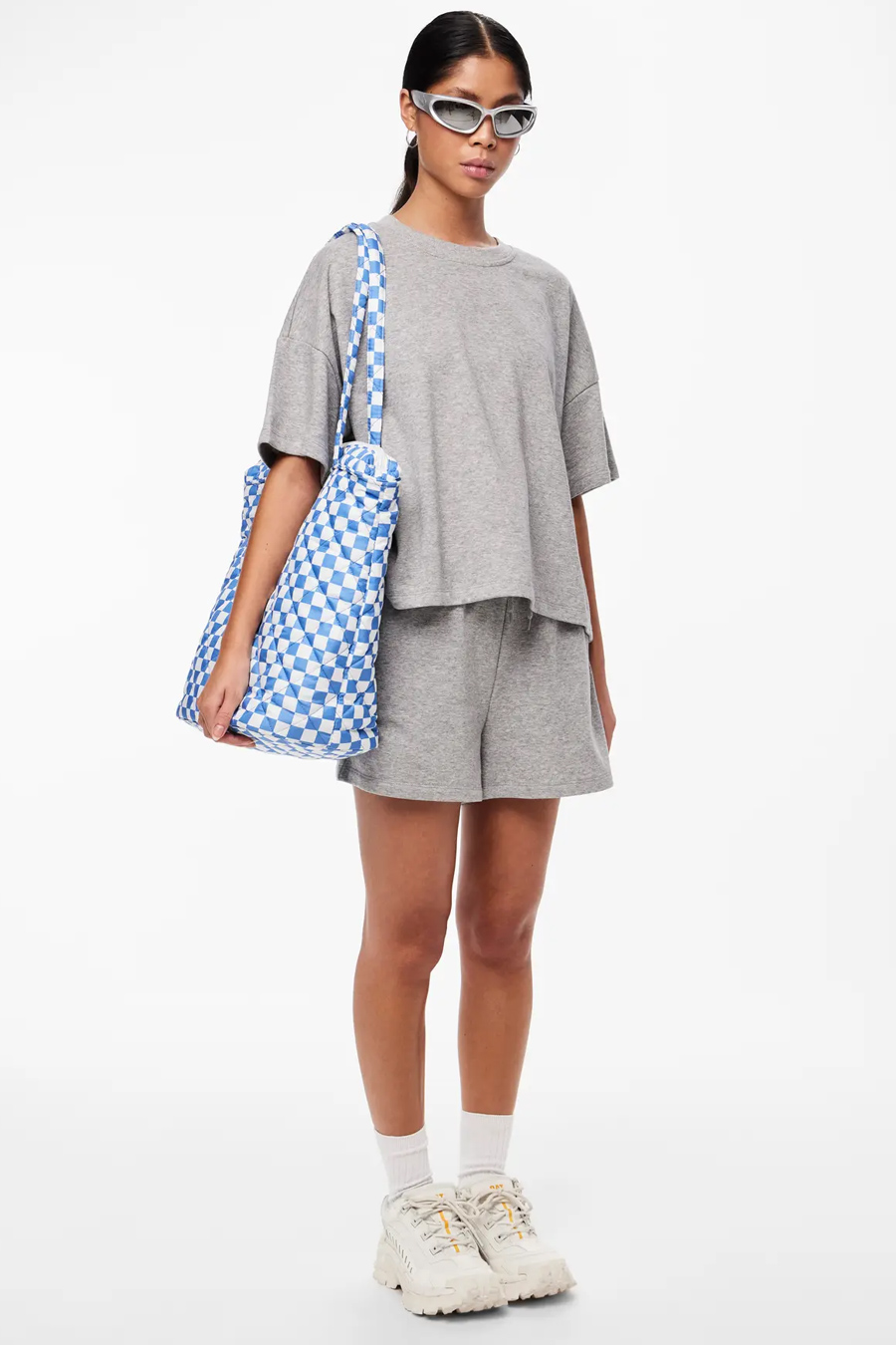 Шорты PIECES 17118868-Light-Grey