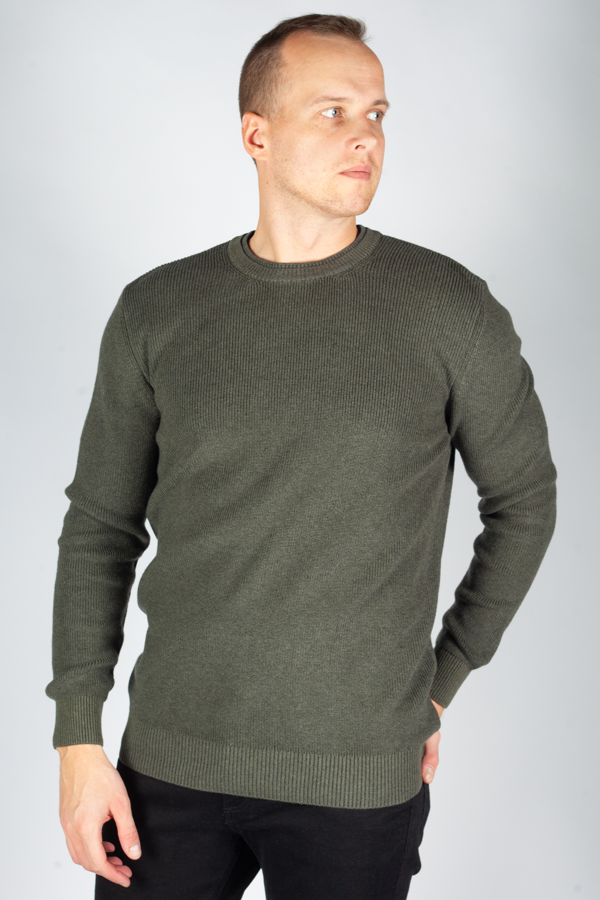 Свитер MCL 33813-HAKI-MELANJ