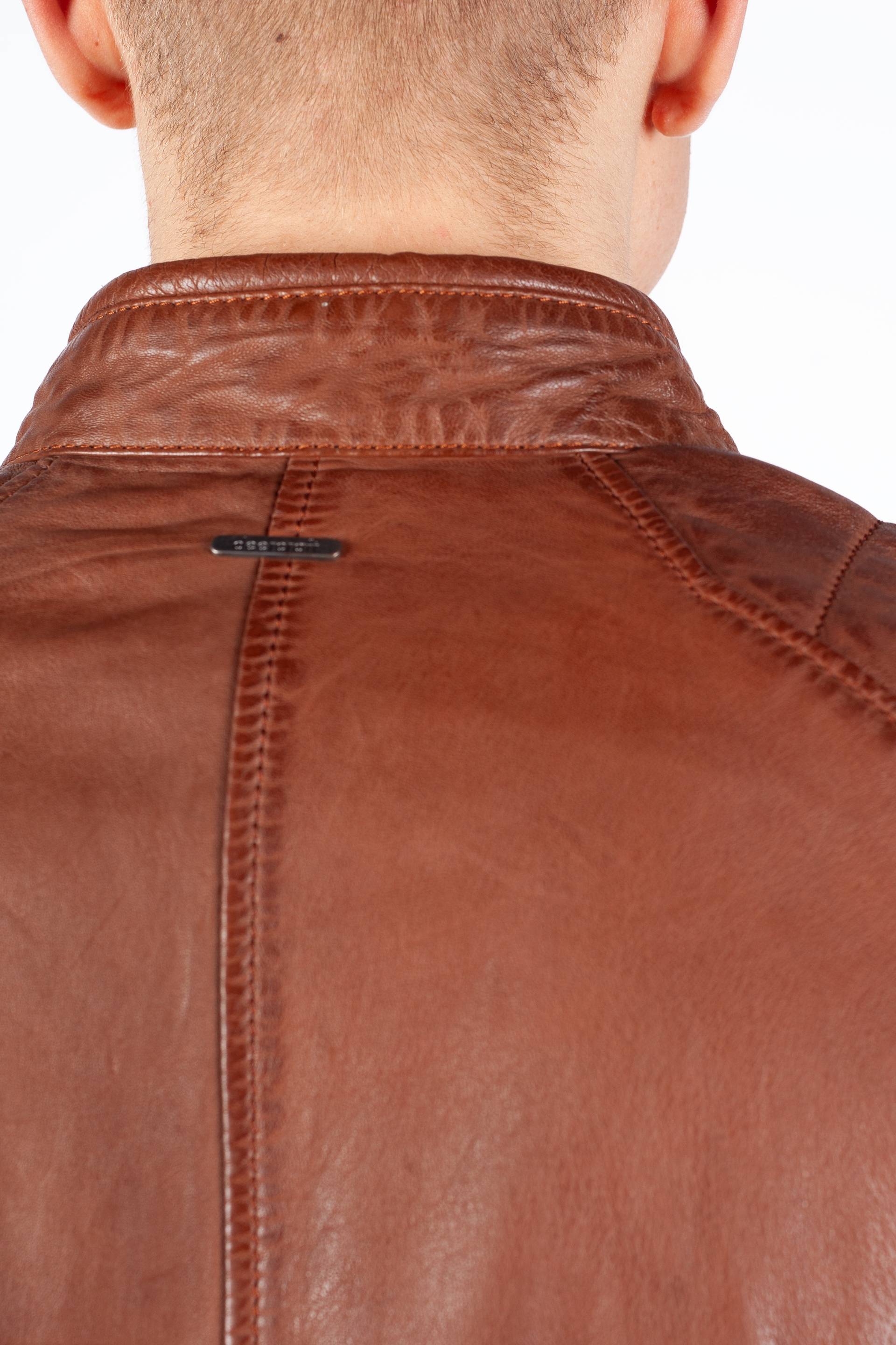 Кожаная куртка DEERCRAFT 3701-0126-cognac