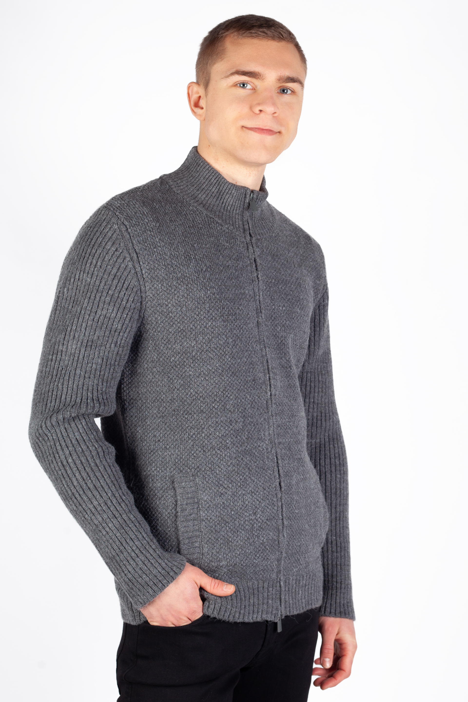 Вязаная кофта XINT 801733-K-GRI