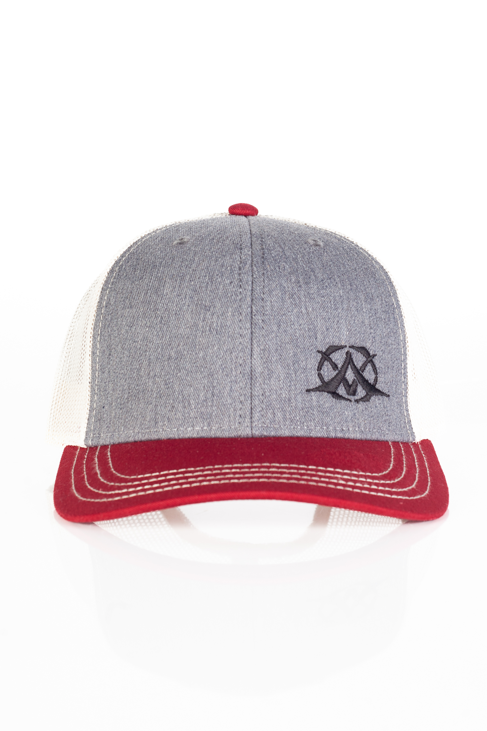 Кепкa X JEANS SONIC-GREY-MEL-CARDINAL