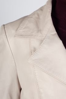 Кожаная куртка MAURITIUS 1101-0680-ivory