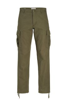 Брюки-карго JACK & JONES 12258150-Olive-Night