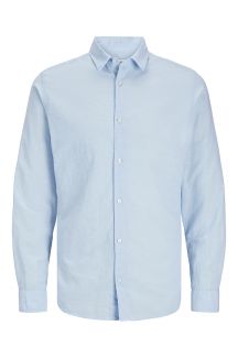 Льняная рубашка JACK & JONES 12269089-Chambray-Blue