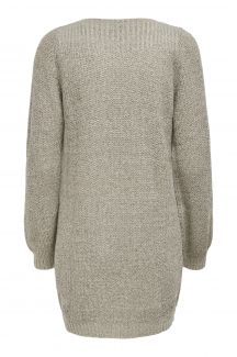 Вязанное платье JACQUELINE DE YONG 15234103-Cement-WBP