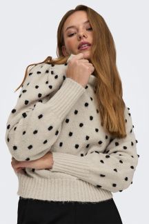 Свитер JACQUELINE DE YONG 15304813-Cement-BLACK