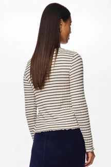 Вязаная кофта PIECES 17154805-Birch-BLACK