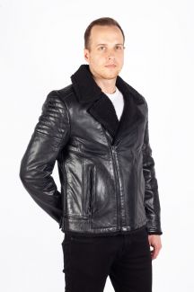 Кожаная куртка с подкладкой GIPSY 2201-0139-black