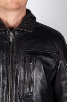 Кожаная куртка DEERCRAFT 3701-0163-black