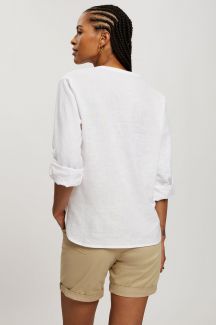 Льняная рубашка CROSS JEANS 75434-008