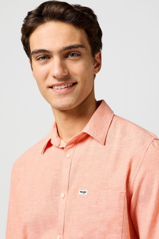 Льняная рубашка WRANGLER 112362752