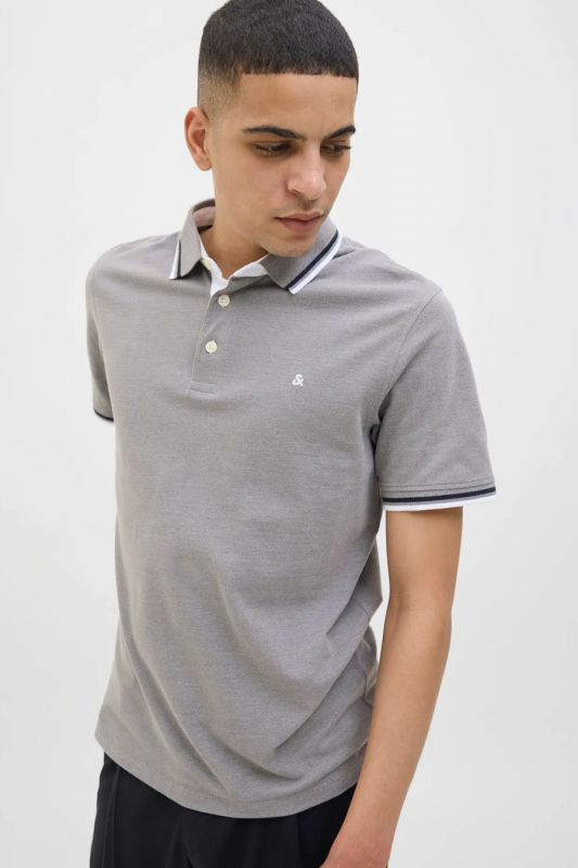 Рубашкa поло JACK & JONES 12136668-Ultimate-Grey