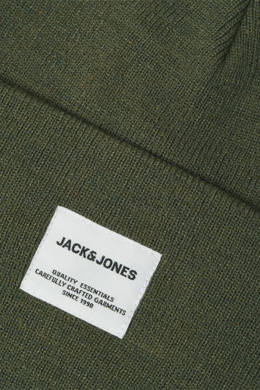 Зимняя шапка JACK & JONES 12150627-Dusty-Olive