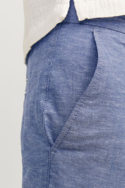 Льняные брюки JACK & JONES 12248604-Faded-Denim