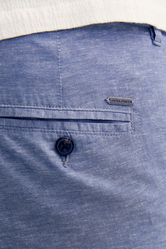 Льняные брюки JACK & JONES 12248604-Faded-Denim