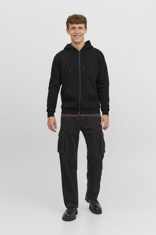 Спортивная кофтa JACK & JONES 12249342-Black