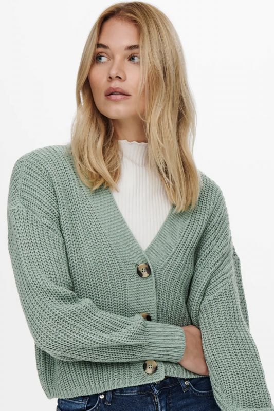 Вязаная кофта ONLY 15211521-Chinois-Green