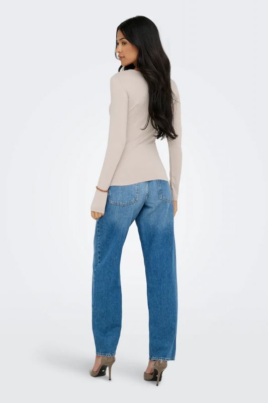 Футболкa с длинным рукавом JACQUELINE DE YONG 15272092-Chateau-Gray