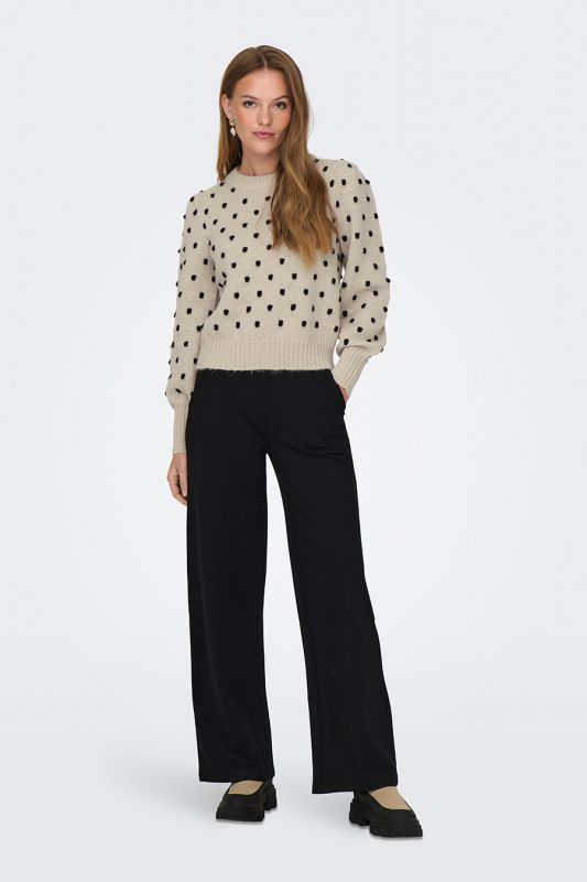 Свитер JACQUELINE DE YONG 15304813-Cement-BLACK