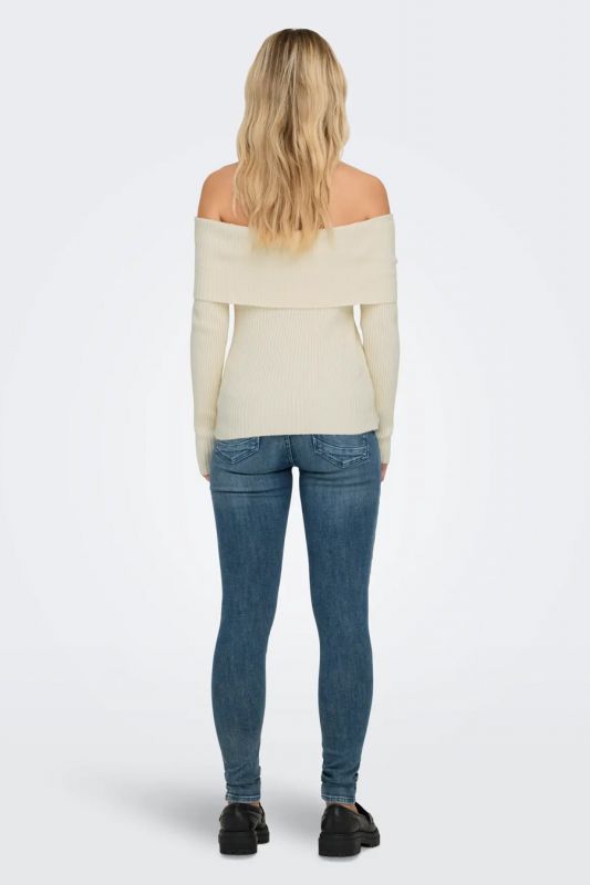 Свитер ONLY 15311830-Whitecap-Gray