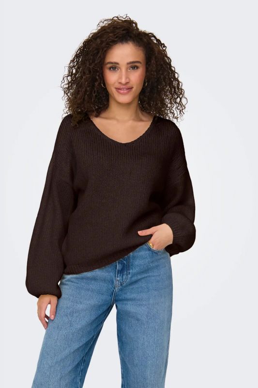 Свитер JACQUELINE DE YONG 15334709-Chocolate-Tor