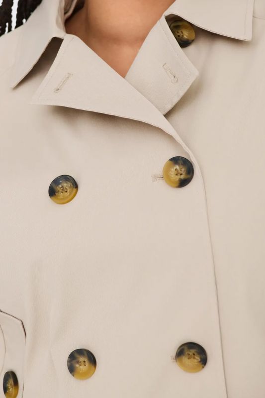 Курткa ONLY CARMAKOMA 15344178-Oxford-Tan