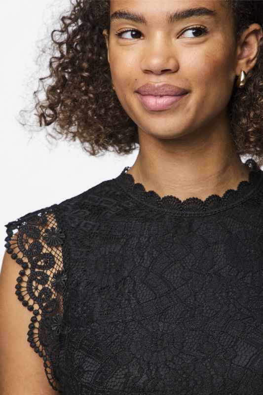 Футболкa PIECES 17120454-Black