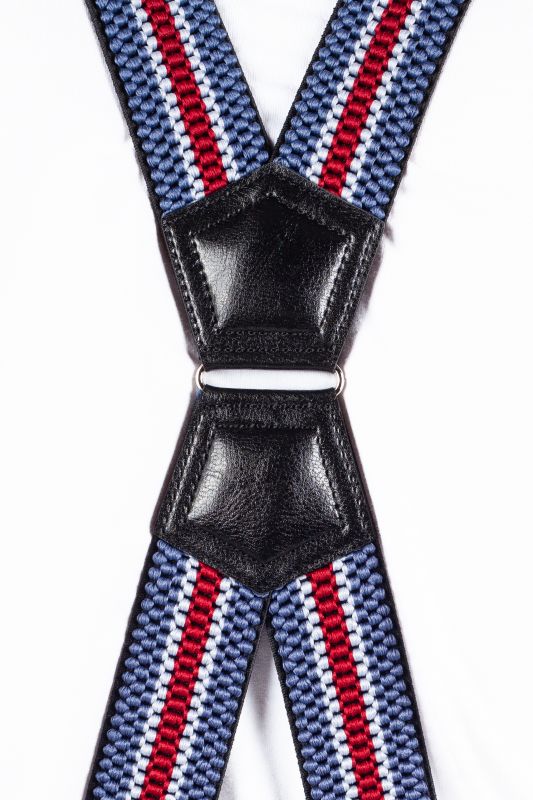 Подтяжки X JEANS DMAX40-MIX-BLUE-RED